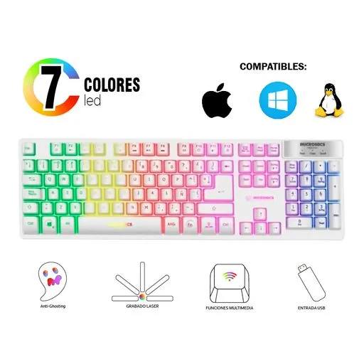 Teclado gaming k709w Micronics