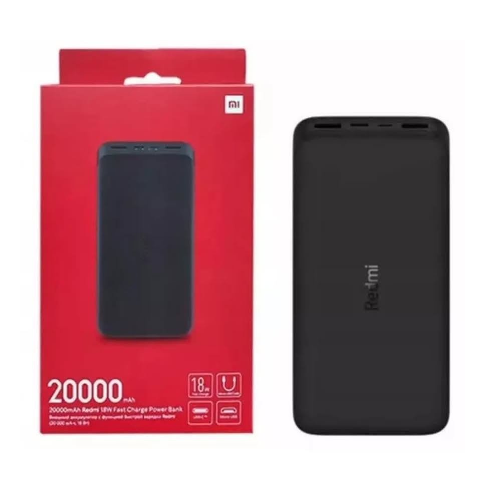 Cargador Portatil Power Bank Xiaomi de 20000 mAh